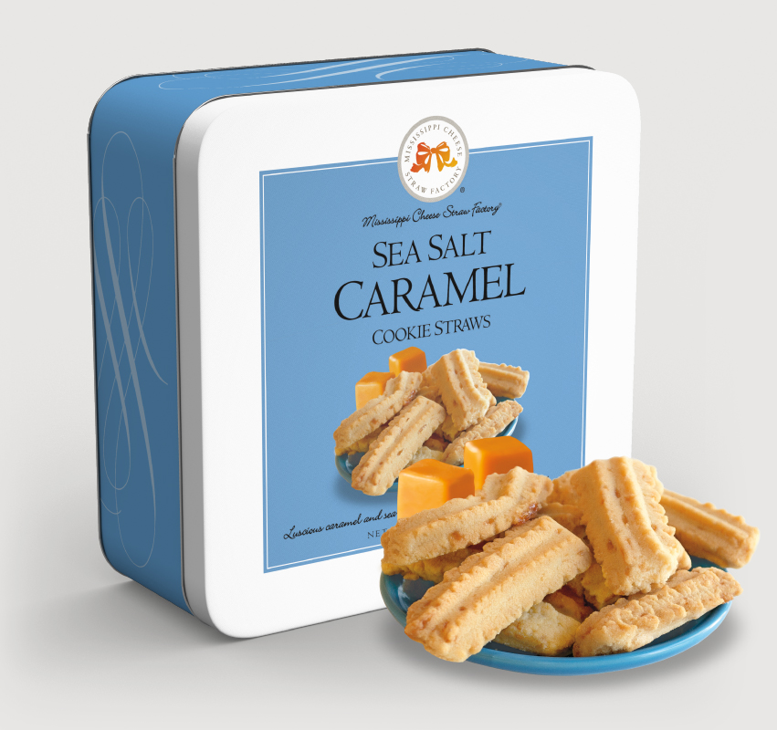 - Sea Salt Caramel Cookie Straws 10 Oz. Gift Tin #2425