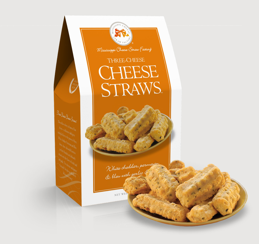 - Three Cheese Cheese Straws™ 6.5 Oz. Carton #715