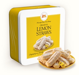 Original Lemon Straws 10 oz Gift Tin