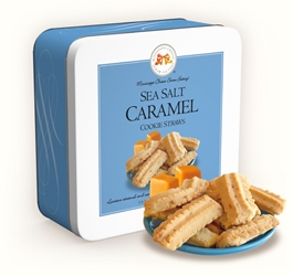 Sea Salt Caramel Cookie Straws 10 oz. Gift Tin